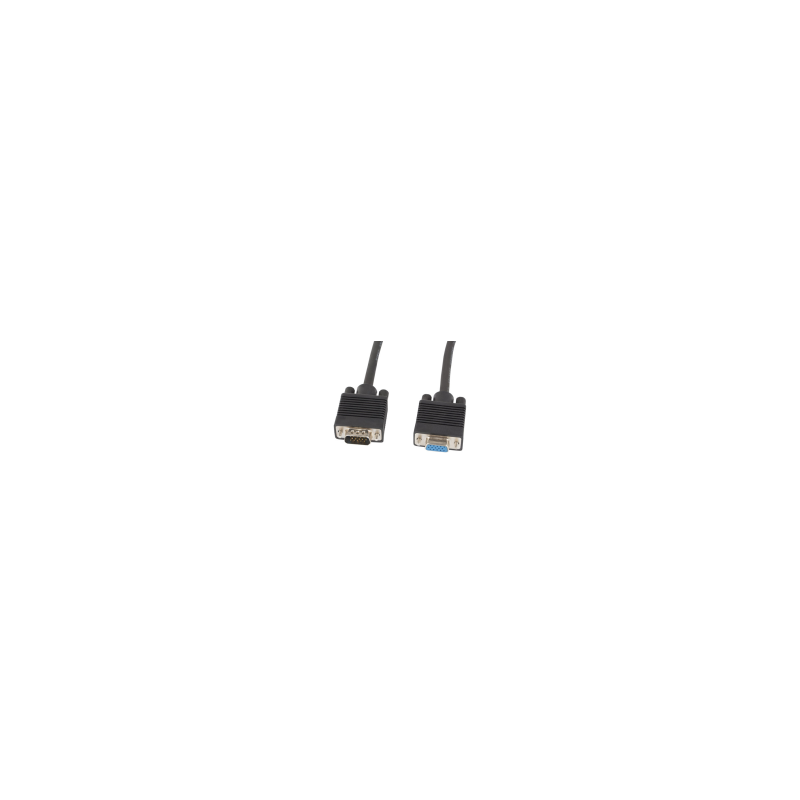 CABLE VGA LANBERG MACHO HEMBRA FERRITA NEGRO 3 M - CA-VGAC-10CC-0030-B+