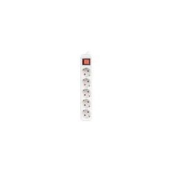 REGLETA LANBERG 5 TOMAS SCHUKO CON PROTECION BLANCA 1.5M - PS1-05F-0150-W