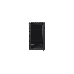 ARMARIO RACK LANBERG 22U 600X600 FLAT PACK PUERTA CRISTAL NEGRO - FF01-6622-12B