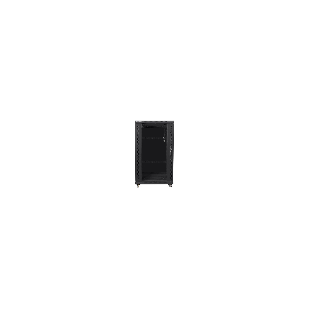 ARMARIO RACK LANBERG 22U 600X600 FLAT PACK PUERTA CRISTAL NEGRO - FF01-6622-12B