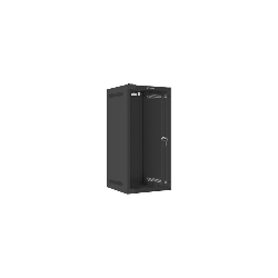 ARMARIO LANBERG MURAL RACK 10" 12U/280X310 FLAT PACK NEGRO PUERTA CRISTAL - WF10-2312-10B