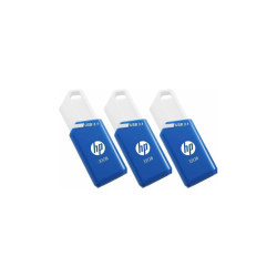 MEMORIA USB 3.1 HP 3x32GB X755W PACK AZUL - P-HPFD755W32X3-GE