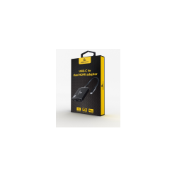 ADAPTADOR USB-C A DOBLE HDMI 4K 60HZ NEGRO - A-CM-HDMIF2-01