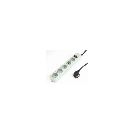 REGLETA GEMBIRD  5 ENCHUFES, PROTECTOR CONTRA SOBRETENSIONES, 15 PIES - SPG3-B-15C