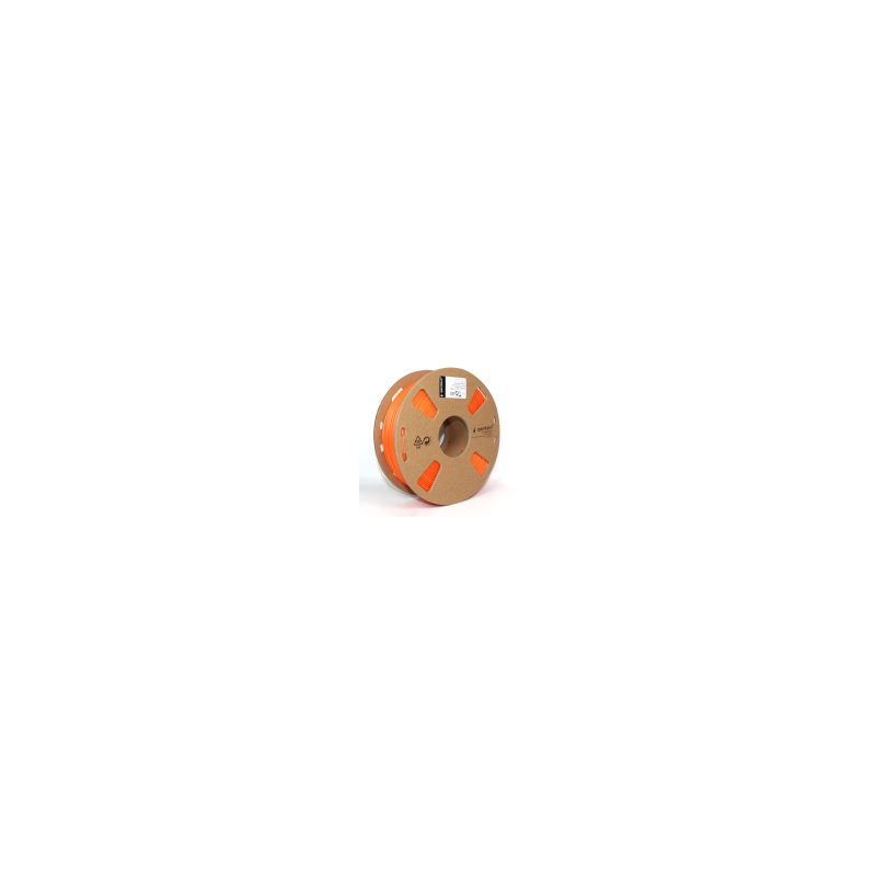 FILAMENTO GEMBIRD  PLA NARANJA, 1,75 MM, 1 KG - 3DP-PLA1.75-01-O