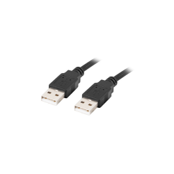 CABLE USB 2.0 LANBERG MACHO/MACHO 0.5M NEGRO - CA-USBA-20CU-0005-BK