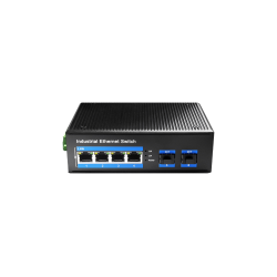 SWITCH CUDY 4-PORT GIGABIT INDUSTRIAL POE WITH 2 GIGABIT SFP PORT - IG1004S2P