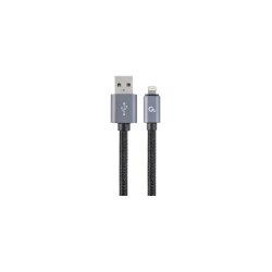 CABLE TRENZADO DE ALGODON GEMBIRD 8 PINES CON CONECTORES METALICOS, 1,8 M - CCB-mUSB2B-AMLM-6