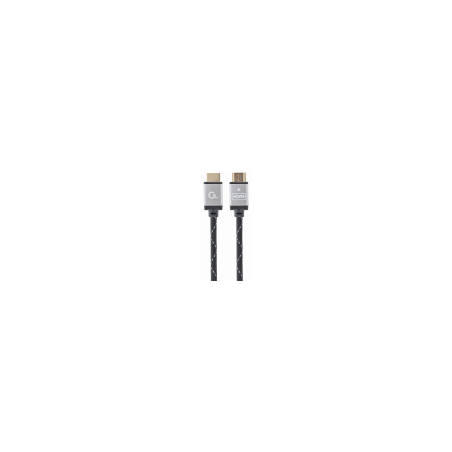CABLE TRENZADO HDMI 2.0 4K 60HZ GEMBIRD SELECT PLUS SERIES CON ETHERNET 3M NEGRO - CCB-HDMIL-3M