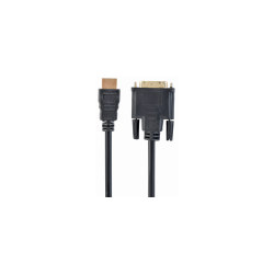 CABLE HDMI GEMBIRD A DVI MACHO-MACHO CON CONECTORES 4.5M - CC-HDMI-DVI-15