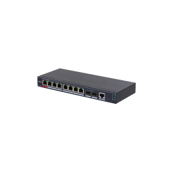 SWITCH IT DAHUA DH-SG4010P-2F 10-PORT MANAGED DESKTOP GIGABIT SWITCH 8-PORT POE - DH-SG4010P-2F