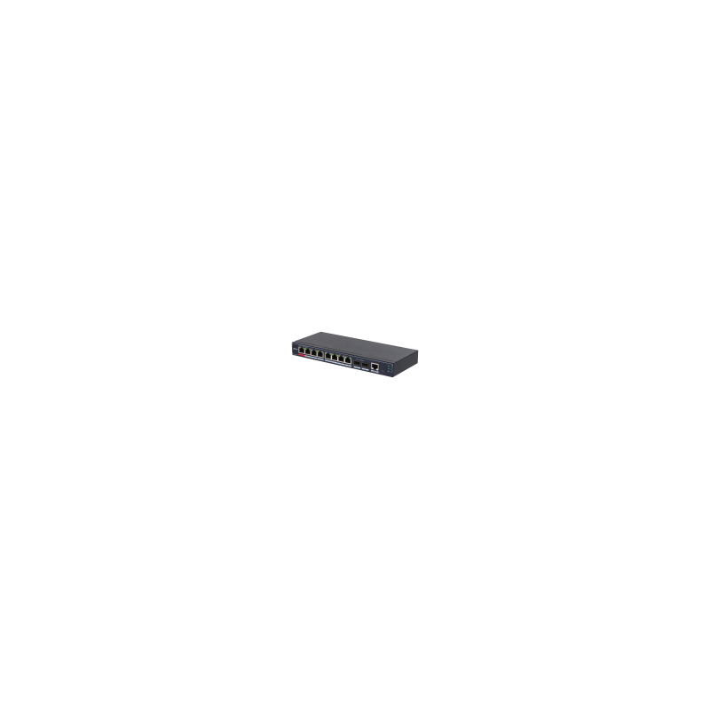 SWITCH IT DAHUA DH-SG4010P-2F 10-PORT MANAGED DESKTOP GIGABIT SWITCH 8-PORT POE - DH-SG4010P-2F