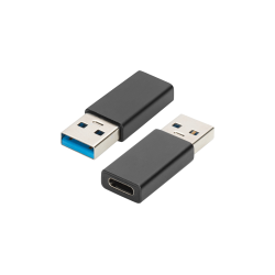 ADAPTADOR EWENT USB 3.2 GEN 1 TIPO A M / USB-C F CUERPO DE ALUMINIO - EW9650