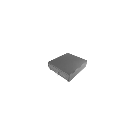 CAJON PORTAMONEDAS MUSTEK CP-330, 330 X 335 MM, COLOR NEGRO. - LB-330A
