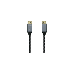 CABLE AISENS DISPLAYPORT V1.4 8K60HZ DP M-DP M GRIS NEGRO 3.0M - A149-0438