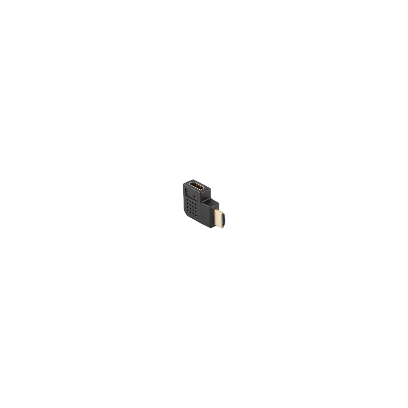 ADAPTADOR 4K LANBERG HDMI(M) A HDMI(H) ANGULO IZQUIERDA - AD-HDMI-05