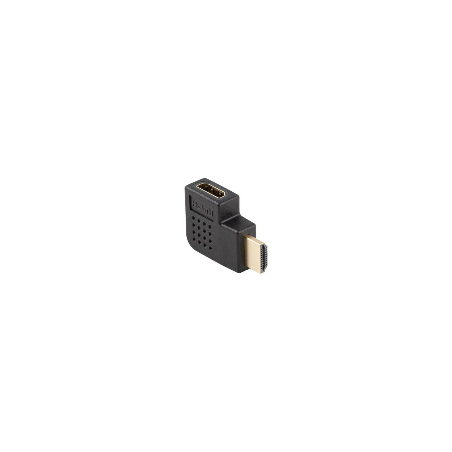 ADAPTADOR 4K LANBERG HDMI(M) A HDMI(H) ANGULO IZQUIERDA - AD-HDMI-05