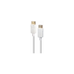 CABLE DISPLAYPORT GEMBIRD 4K DE 1,8 M, BLANCO - CC-DP2-6-W