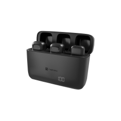 MICROFONO PARA SMARTPHONE NATEC HOPPER LAVALIER WIRELESS USB-C 2 MICROFONOS - NMI-2254