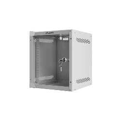 ARMARIO LANBERG MURAL 6U 280X310 RACK 10" FLAT PACK GRIS PUERTA CRISTAL - WF10-2306-10S