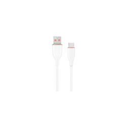 CABLE DE CARGA Y DATOS GEMBIRD USB TIPO C DE SILICONA PREMIUM 1,5 MBLANCO - CC-USB2S-AMCM-1.5M-W