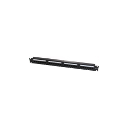PATCH PANEL WP CAT6 UTP 24 NEGRO - WPC-PAN-6AU-24