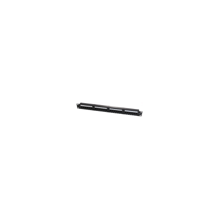 PATCH PANEL WP CAT6 UTP 24 NEGRO - WPC-PAN-6AU-24