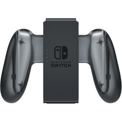 Nintendo Adaptador para Mandos Joy-Con - Permite Carga Simultanea - Cable USB-C Incluido - No Incluye Mandos - Color Negro y Tra