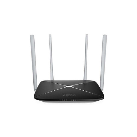 Mercusys Router Inalambrico AC1200 Dual Band - 5 Puertos - 10/100Mbps - 4 Antenas 5dBi - AC12