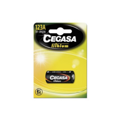 Cegasa Lithium CR123A Pack de 1 Pila 123A 3V - 324338