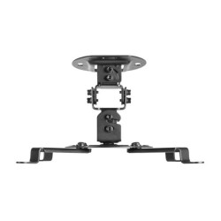 Aisens Soporte Universal Giratorio - Inclinable de Techo para Proyector - Hasta 13.5Kg - Color Negro - CP03TSR-127