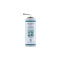 Ewent Spray de Limpieza para Contactos - 200ml - Base de Aceite - Color Ambar Claro - EW5615