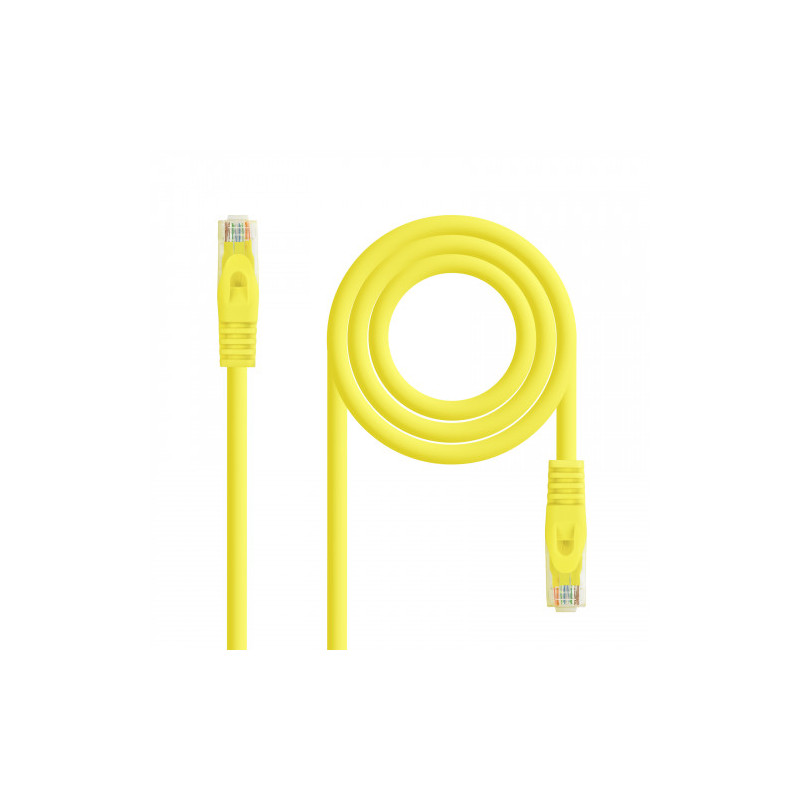 Nanocable Cable de red latiguillo RJ45 LSZH Cat.6A UTP AWG24, Amarillo, 2.0m - 10.20.1802-Y
