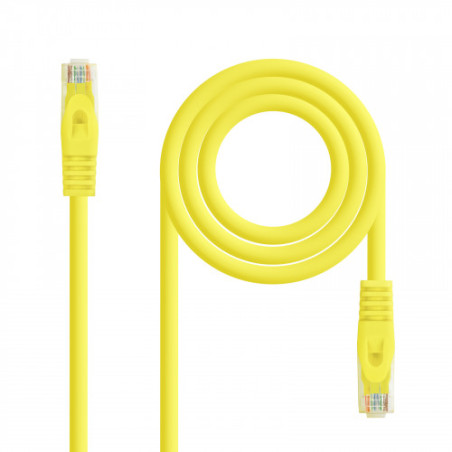 Nanocable Cable de red latiguillo RJ45 LSZH Cat.6A UTP AWG24, Amarillo, 2.0m - 10.20.1802-Y