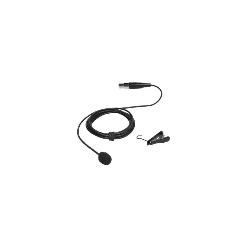 CLEARONE LAVALIER, CARDIOID, BLACK COLOR MICROPHONE FOR WIRELESS BELTPACK TRANSMITTER (910-6004-040) - 910-6004-040