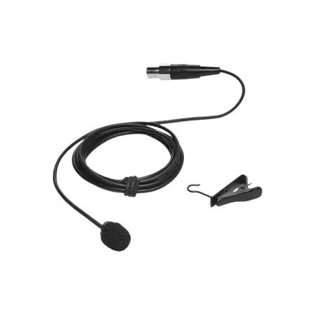 CLEARONE LAVALIER, CARDIOID, BLACK COLOR MICROPHONE FOR WIRELESS BELTPACK TRANSMITTER (910-6004-040) - 910-6004-040