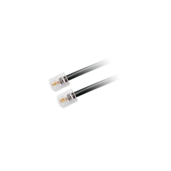 ClearOne 830-158-011L cable de serie Negro 7,6 m RJ-45 - 830-158-011L