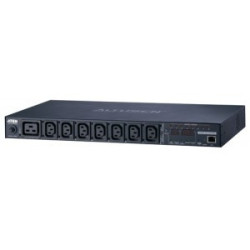 Aten PE6208G unidad de distribución de energía (PDU) 1U Negro 8 salidas AC - PE6208G-ATB-G