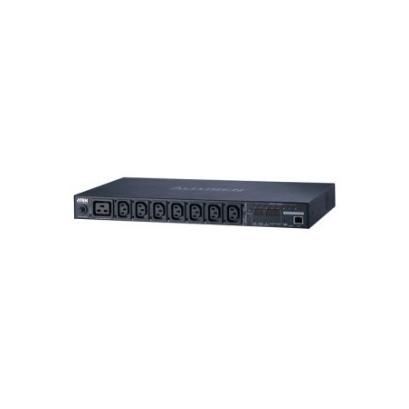 Aten PE6208G unidad de distribución de energía (PDU) 1U Negro 8 salidas AC - PE6208G-ATB-G