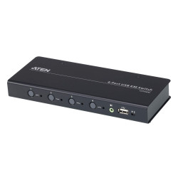 Aten CS724KM interruptor KVM Negro - CS724KM-AT