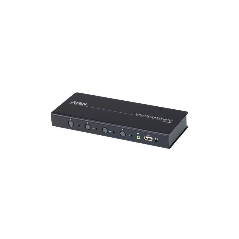 Aten CS724KM interruptor KVM Negro - CS724KM-AT
