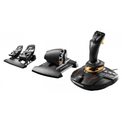 Thrustmaster T.16000M FCS Flight Pack Palanca de mando Mac,PC Analógico/Digital USB Negro - 2960782