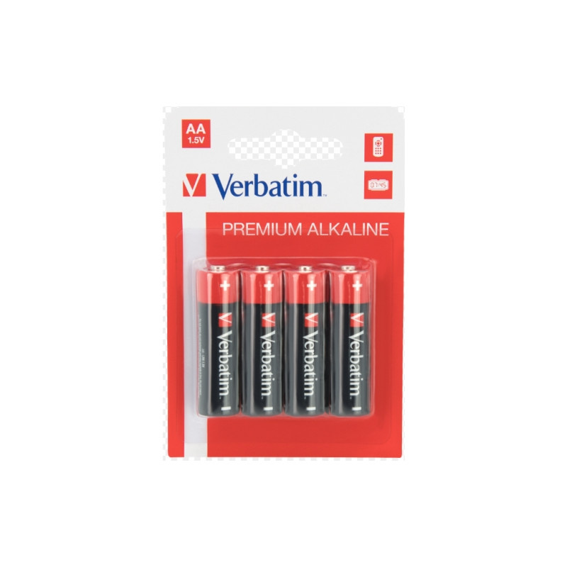 Verbatim - Pack 4 Pilas AA LR6 Alcalinas - 49921