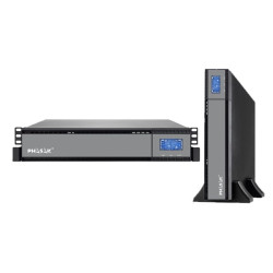 SAI Online Phasak Rack 1500 VA Online LCD/ 1500VA-1350W/ 4 Salidas/ Formato Rack - PH 9315