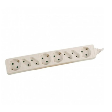 Phasak - Regleta BN 0964 - Entrada IEC - Salida 4xSchuko + 4xEuro - Cable 1.5m - Blanca - BN 0964