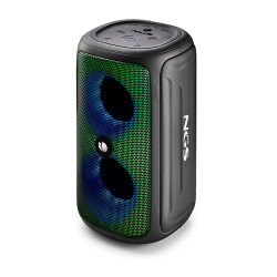 NGS Roller Beast Altavoz Bluetooth 32W TWS - Iluminacion RGB - Autonomia hasta 30h - Resistencia al Agua IPX5 - Correa de Transp