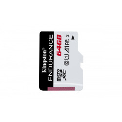 Kingston Technology High Endurance memoria flash 64 GB MicroSD Clase 10 UHS-I - SDCE/64GB