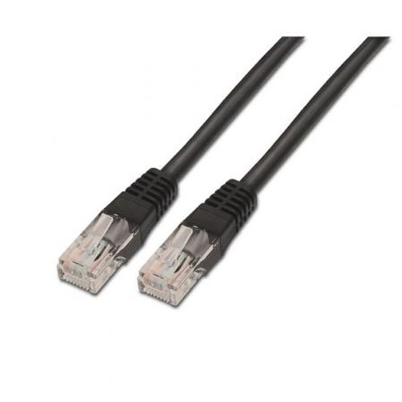 Cable de Red RJ45 UTP Aisens A133-0204 Cat.5e/ 2m/ Negro - A133-0204