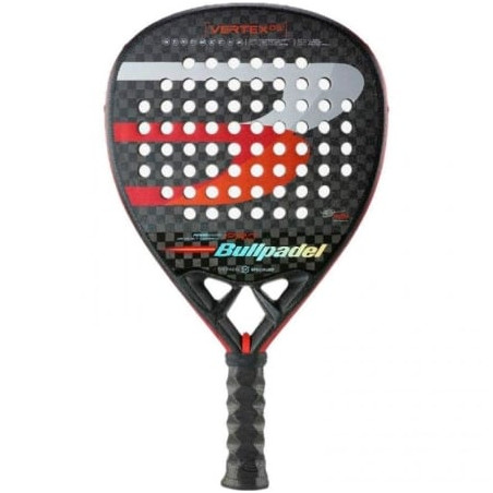 Pala de Pádel Bullpadel Vertex 03 Pro 22 (Tello Chingotto)/ Negra y Roja - VERTEX 03 P 22