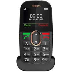 Teléfono Móvil Gigaset GL695 para Personas Mayores/ 4G/ Negro - GL695B